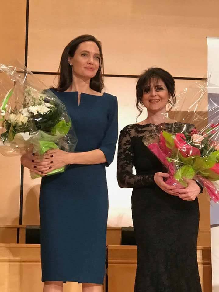 Georgian pianist performs at UN event attended by Angelina Jolie geotv.ge